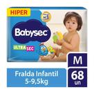 Fralda Infantil Babysec Hiper 1 Pacote Tamanho M