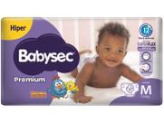 Fralda Infantil Babysec Premium Hiper M com 68 Unidades Fralda Infantil Babysec Premium Hiper M com 68 Unidades