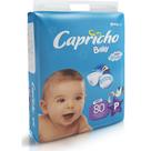 Fralda Infantil Capricho Baby P com 80 unidades