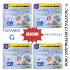 Fralda infantil capricho bummis premium hiper g combo 4 pcts c/ 60 frd Fralda infantil capricho bummis premium hiper g combo 4 pcts c/ 60 frd