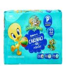 Fralda Infantil Descartável Looney Tunes Jumbinho P 22unid.