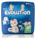 Fralda Infantil Evolution M com 20 unidades