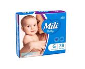 Fralda Infantil Mili Baby G 78 Unidades - Mili