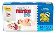 Fralda Infantil Turma da Mônica Baby M com 50 unids