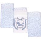 Fralda Loupiot Clean C/3 Azul/Cavalo 351604