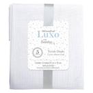Fralda Luxo Branca 67 cm x 70 cm 5 Unidades