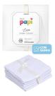 Fralda Luxo Papi Com Bainha Branca Bebê 70x67cm 5 Unidades Fralda Luxo Papi Com Bainha Branca Bebê 70x67cm 5 Unidades