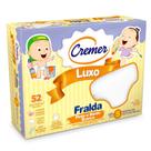 Fralda Luxo Pinte Borde 70cm x 70cm Branco - Cremer - Cremer