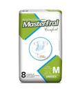 Fralda masterfral confort m 8 unidades - ever green