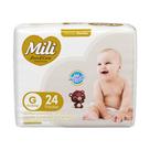 Fralda Mili Love e Care Jumbo G - 24 Unidades
