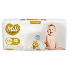 Fralda Mili Love e Care Mega XXG - 40 Unidades