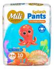 Fralda Mili Splash Praia E Piscina Com 10 Fraldas Tamanho PM