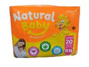 Fralda natural baby RN ptc c/20
