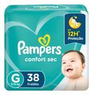 Fralda Pampers Confort Sec G 38 Unidades Gênero:Sem gêneroTamanho:G Fralda Pampers Confort Sec G 38 Unidades Gênero:Sem gêneroTamanho:G