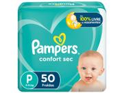 Fralda Pampers Confort Sec Tam. P