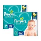Fralda Pampers Confort Sec Tamanho P 100 Unidades Fralda Pampers Confort Sec Tamanho P 100 Unidades