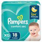 Fralda Pampers Confort Sec XG 18 Tiras Fralda Pampers Confort Sec XG 18 Tiras