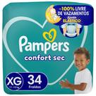 Fralda Pampers Confort Sec XG 34 Unidades