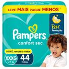 Fralda Pampers Confort Sec XXXG com 44un Fralda Pampers Confort Sec XXXG com 44un