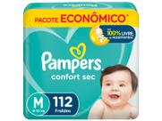 Fralda Pampers ConfortSec Tam. M 6 a 10Kg 112 Unidades