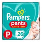 Fralda pampers pants ajuste total p 26 unidades - PROCTER & GAMBLE