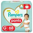 Fralda Pampers Pants Premium Care Roupinha G 68 Unidades Fralda Pampers Pants Premium Care Roupinha G 68 Unidades