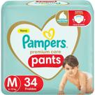 Fralda Pampers Premium Care Pants Tamanho M 34 Unidades Fralda Pampers Premium Care Pants Tamanho M 34 Unidades