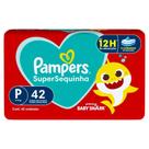 Fralda Pampers Super Sequinha 12h Tamanho P 5-8kg com 42 Fraldas Descartáveis