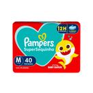 FRALDA PAMPERS SUPER SEQUINHA M 40un