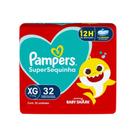 FRALDA PAMPERS SUPER SEQUINHA XG 32un