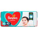 Fralda Pampers Supersec Hiper XG - 40 Tiras