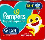 Fralda Pampers Supersequinha Tamanho G 34 Uindades