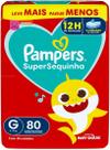Fralda Pampers Supersequinha Tamanho G 80 Unidades Fralda Pampers Supersequinha Tamanho G 80 Unidades