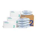 Fralda para bebê+kit de lenços umedecidos Coterie Tamanho 2 (186 fraldas) +672 toalhetes