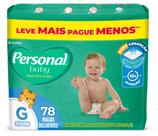 Fralda personal baby giga g c/ 78