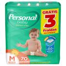Fralda Personal Baby pacote Hiper tamanho M