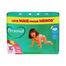 Fralda Personal Giga 1 Pacote Tamanho XG Com 66 Unidades de 11,5 a 15 kg