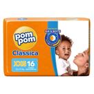 Fralda Pom Pom Clássica Jumbo 1 Pacote Tamanho XXG - 16 Unidades Fralda Pom Pom Clássica Jumbo 1 Pacote Tamanho XXG - 16 Unidades
