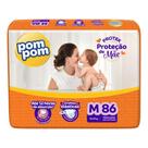 Fralda Pom Pom Derma Protek Hiper 1 Pacote Tamanho M Com 86 unidades Fralda Pom Pom Derma Protek Hiper 1 Pacote Tamanho M Com 86 unidades