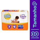 Fralda Pom Pom Protek P Com 30 Unidades - 3 A 6 Kg