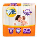Fralda Pom Pom Protek Proteção de Mãe Jumbo - Tamanho M - 28 Unidades