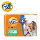 Fralda Pompom clássica pacote jumbo tamanho XG