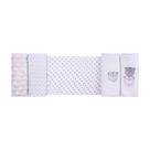 Fralda soft premium papi baby 80cm x 80cm contem 05 un estampada e bordada para bebe- enxoval