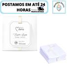 Fralda Super Luxo Branca Com Bainha Tecido Duplo Papi 5 unidades