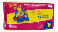 Fralda Super Secão Descartável Para Fêmea P 12 Unidades