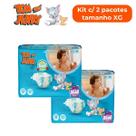 Fralda Tom and Jerry HIPER kit com 2 pacotes