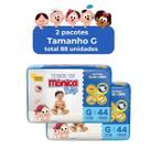 Fralda turma da mônica baby Mega kit 2 pacotes