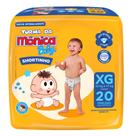 Fralda Turma da Mônica Baby Shortinho Tamanho XG com 20 Unidades Descartáveis