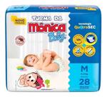 Fralda turma da monica m com 28 uni