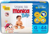 Fralda turma da monica mega g 44 unidades